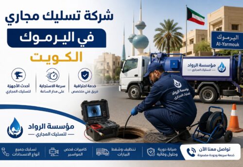 شركة تسليك مجاري في اليرموك بالكويت