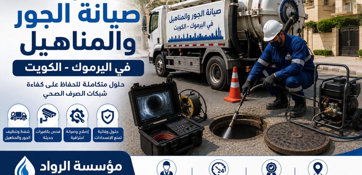 شركة صيانة الجور والمناهيل في اليرموك بالكويت..