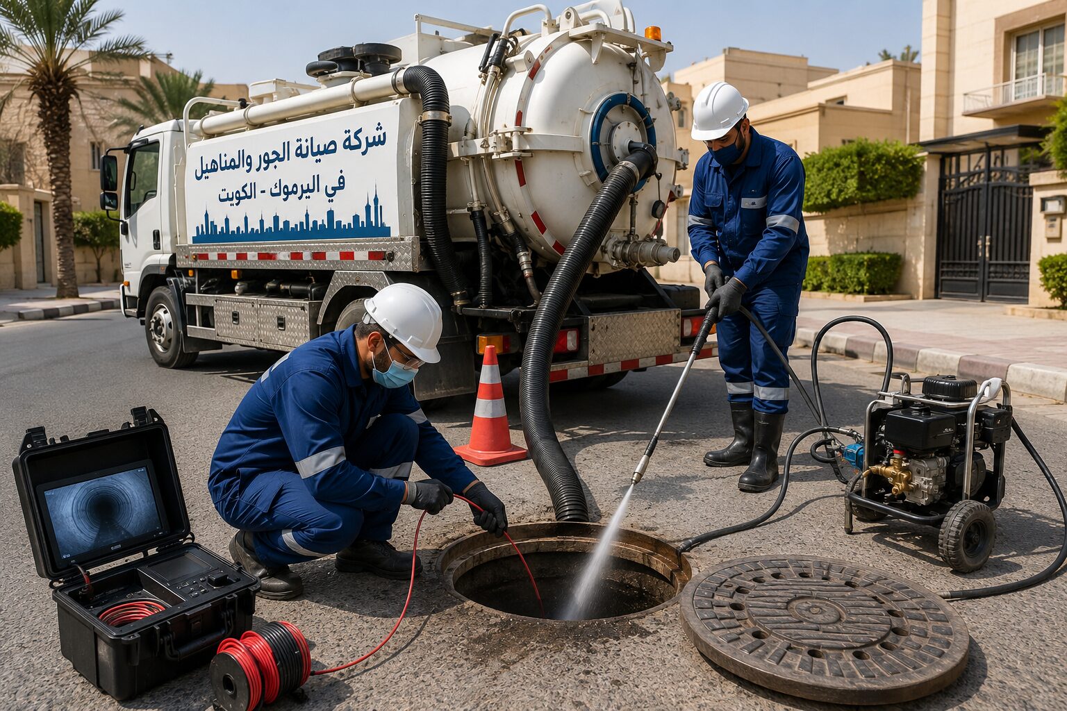 شركة صيانة الجور والمناهيل في اليرموك بالكويت