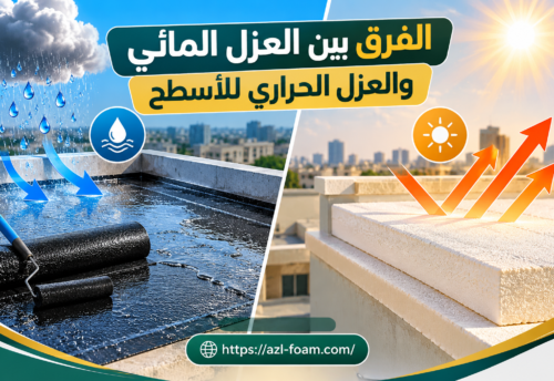 الفرق بين العزل المائي والعزل الحراري للأسطح
